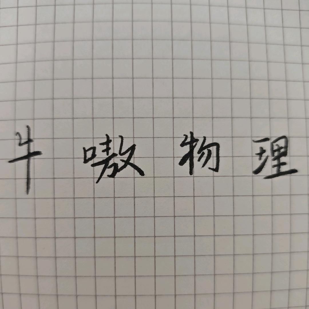 牛嗷物理