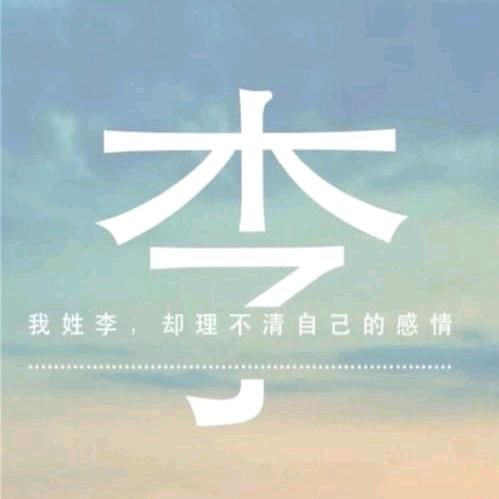 我姓李，我心里
