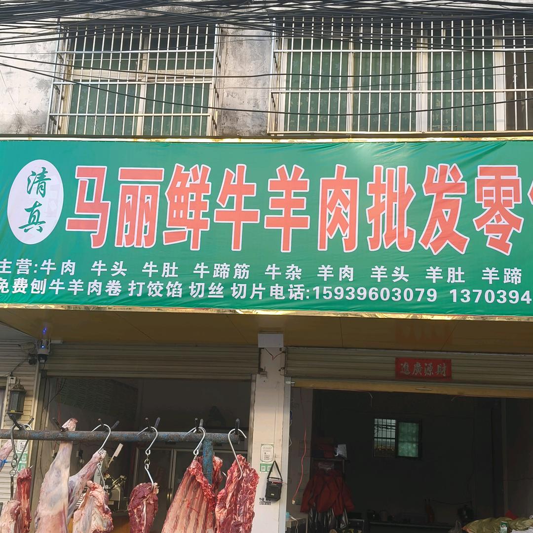 清真马丽鲜牛羊肉批发零售店