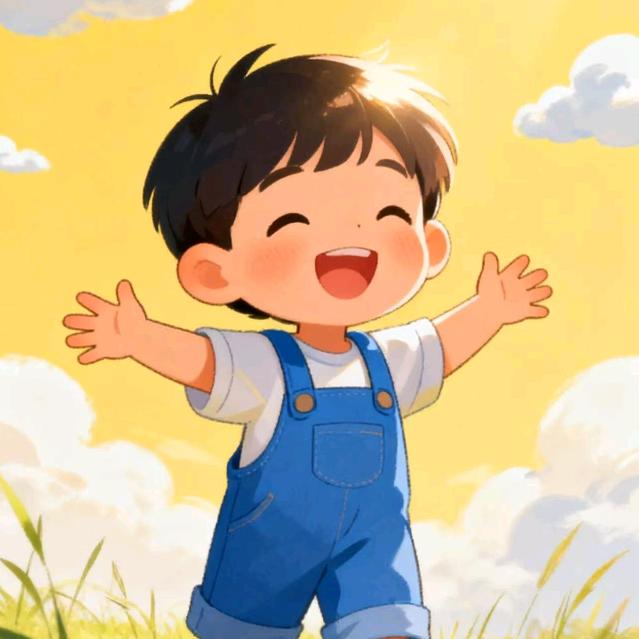 一个爱捏泥人的小孩