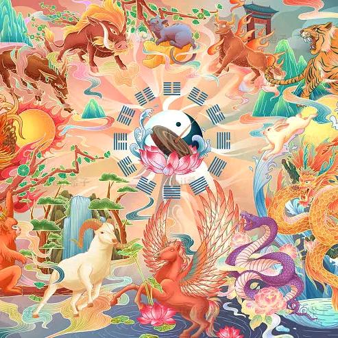 隔河望虎