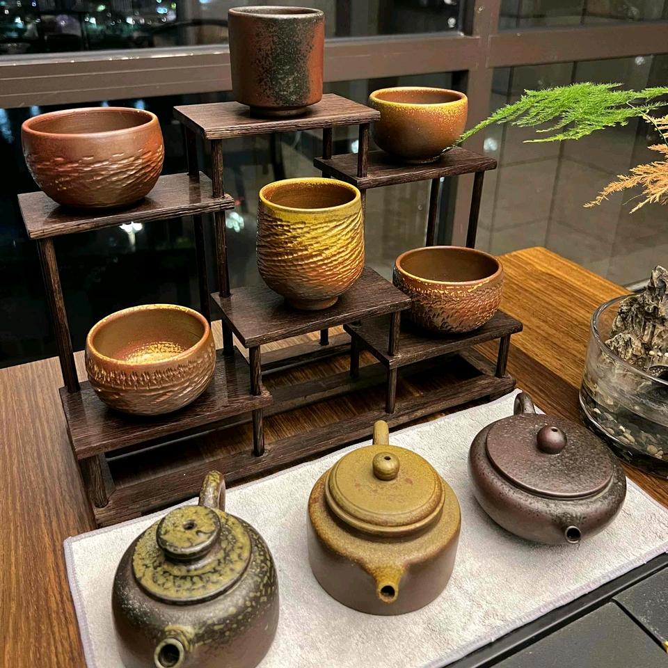 泥人柴茶器（柴烧）