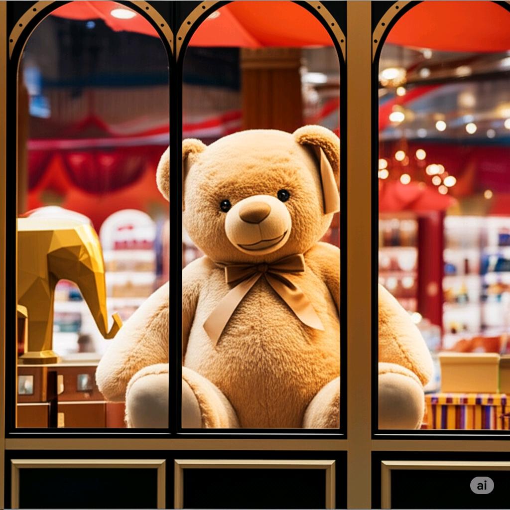 橱窗里的小🐻