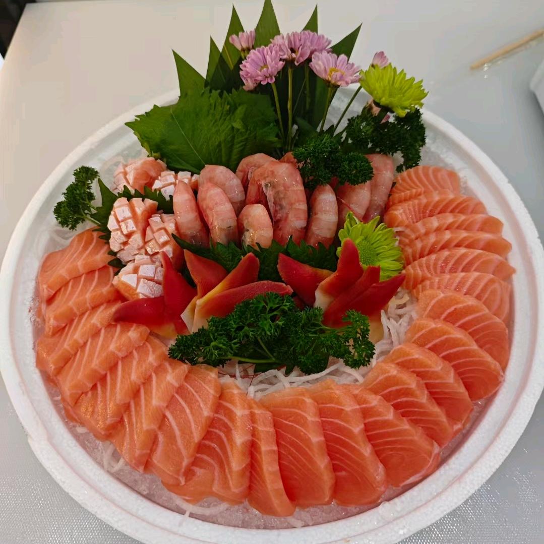 渔悦鲜生三文鱼刺身