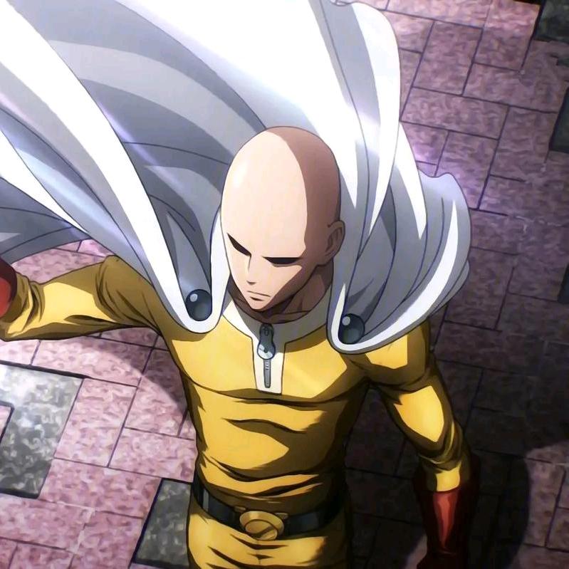 一拳超人，些许头发的样子