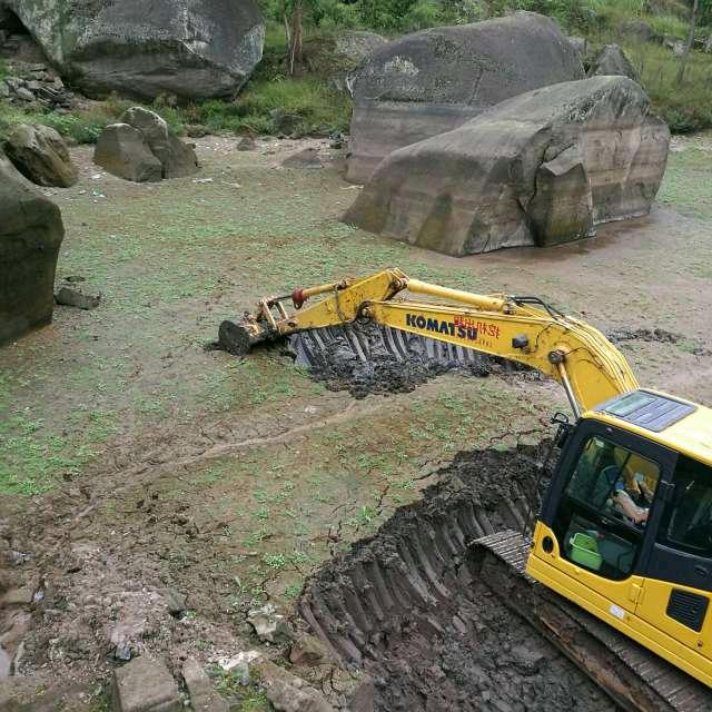 大小旋挖机出租 打大口径水井