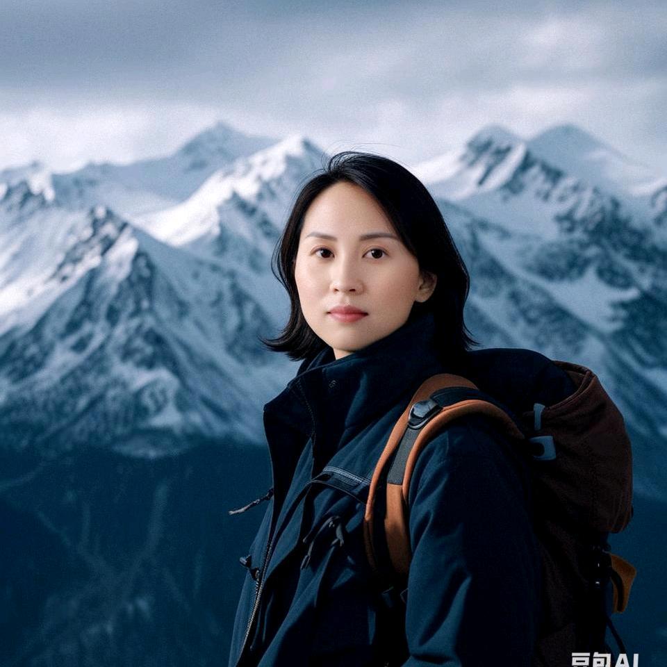 白白的火山