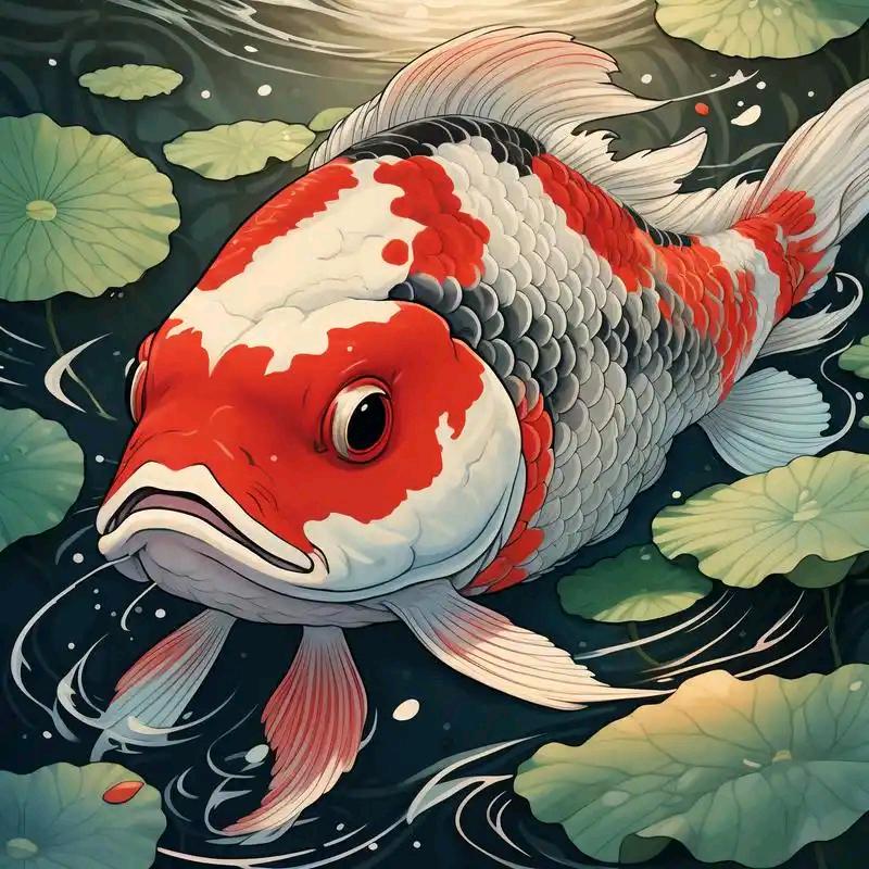 一头大锦鲤