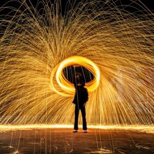 铁花腾空（视觉暴击实录）