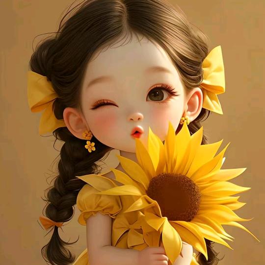 慵懒的向日葵女王