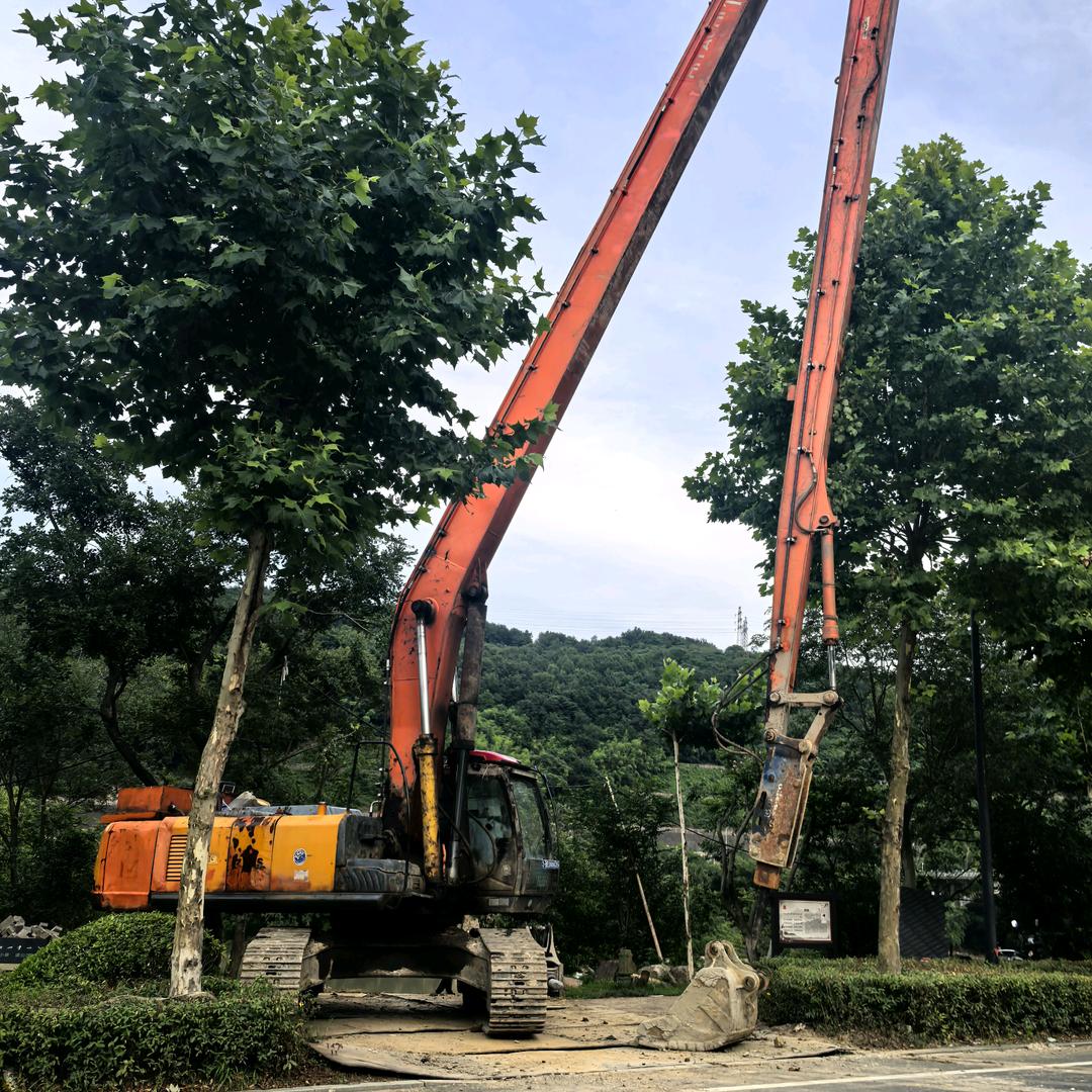 小臧35米长臂挖机