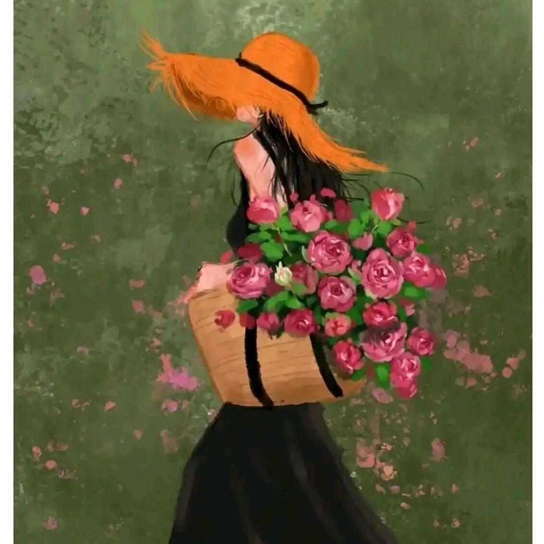 她要自己去买花