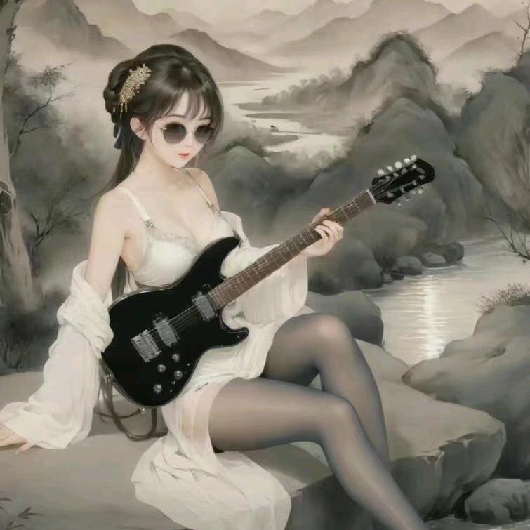 犹抱吉他半遮面