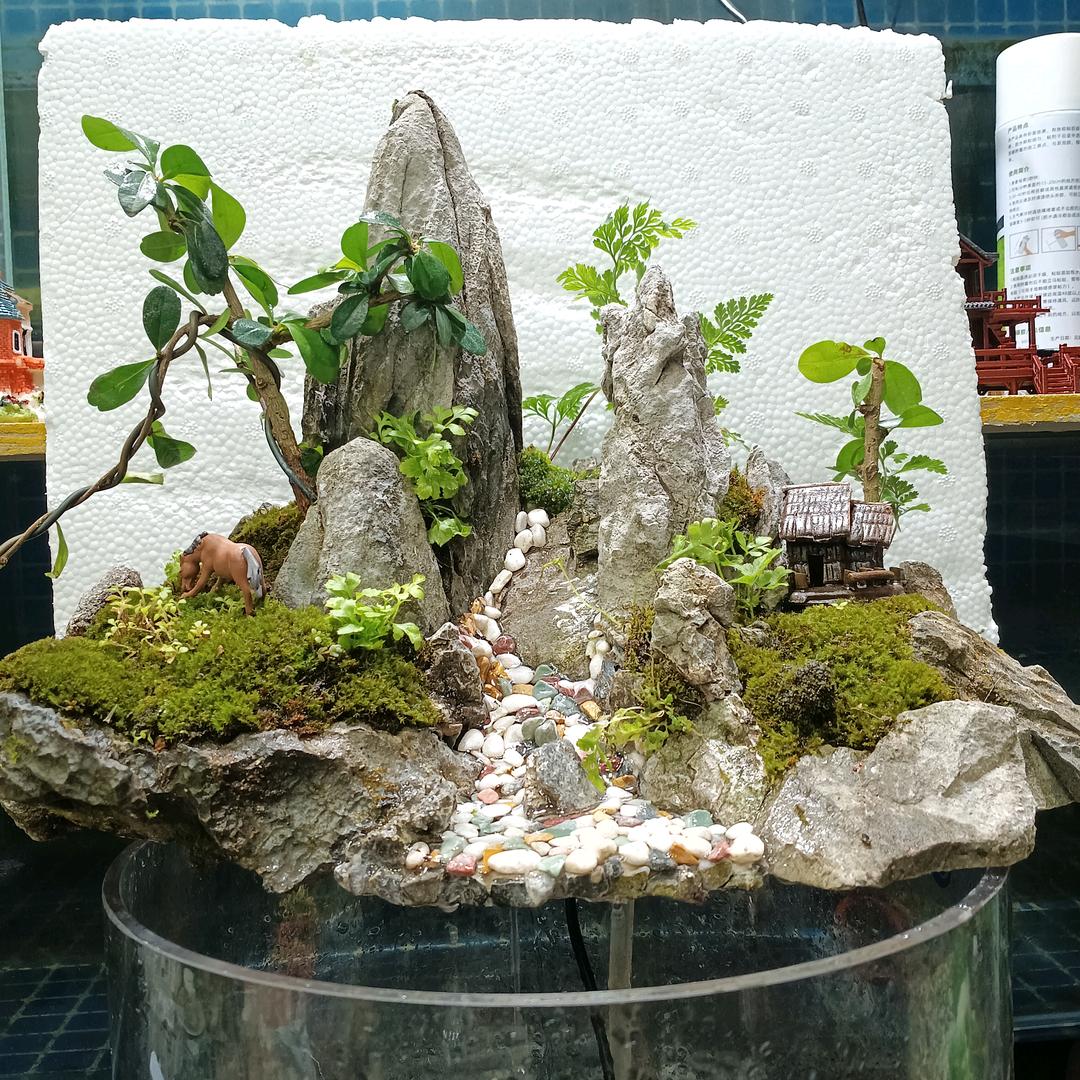 流沙瀑布景观