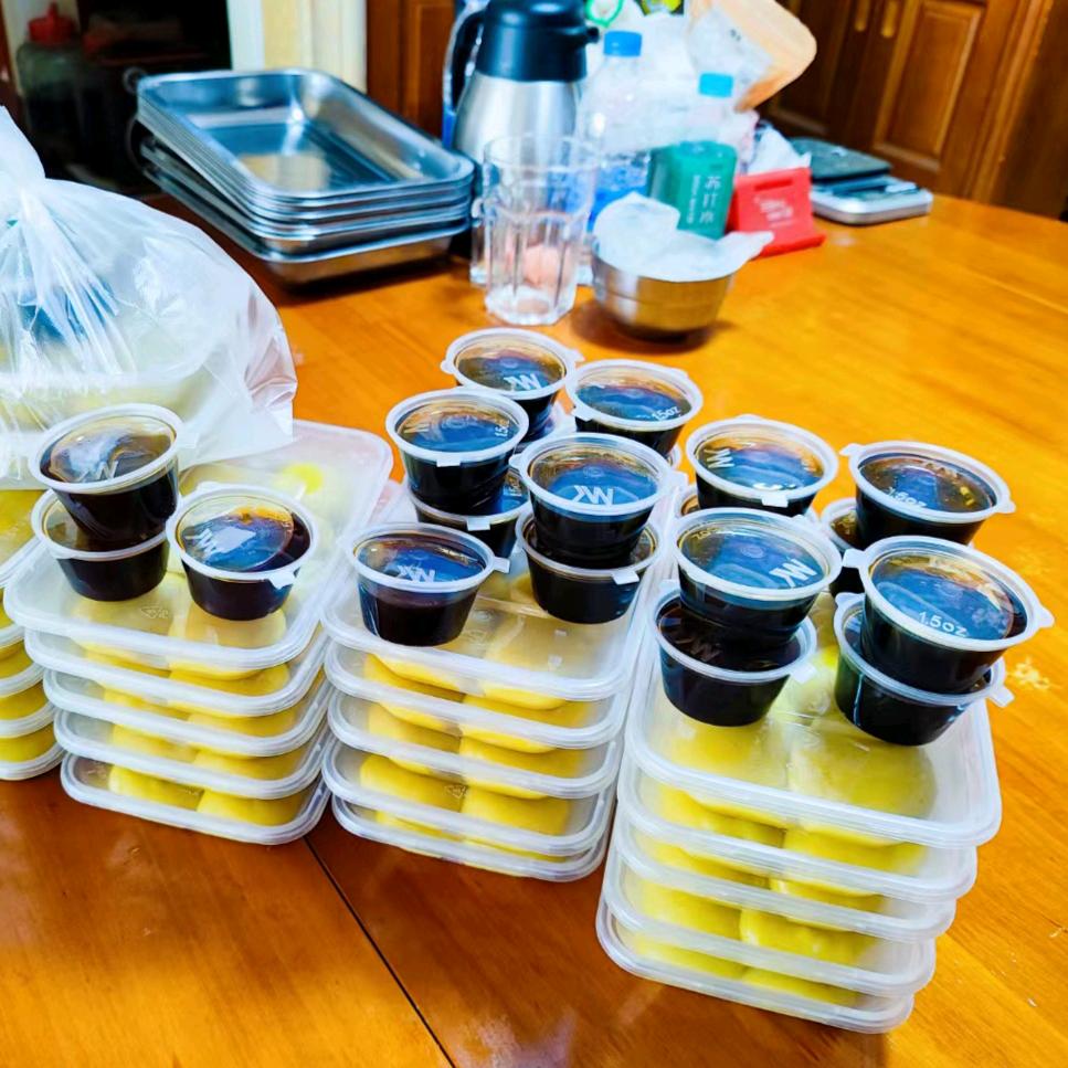 潘姐甜品店（槐花粉）（鸭脚粟）黄粟籺