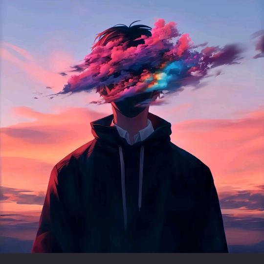 一个