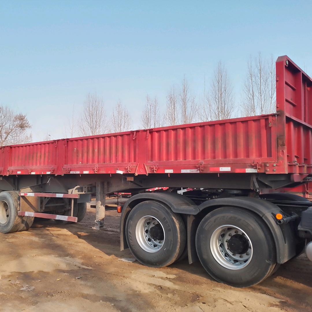 飞扬二手自卸车❤️定做新挂车