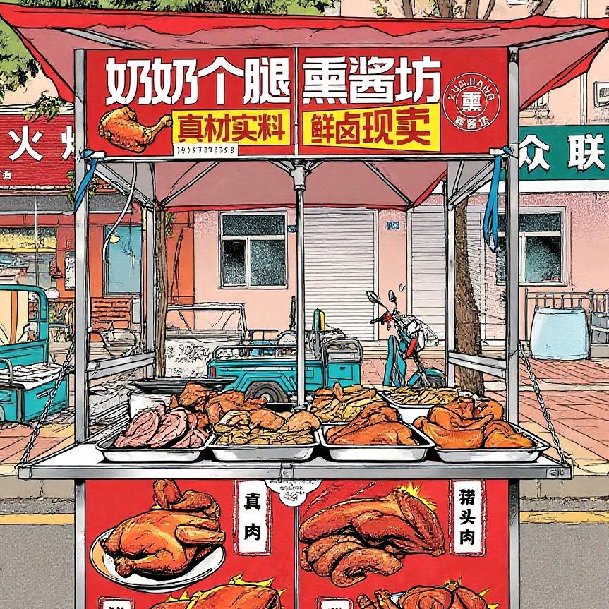 黑河奶奶个腿.熏酱坊