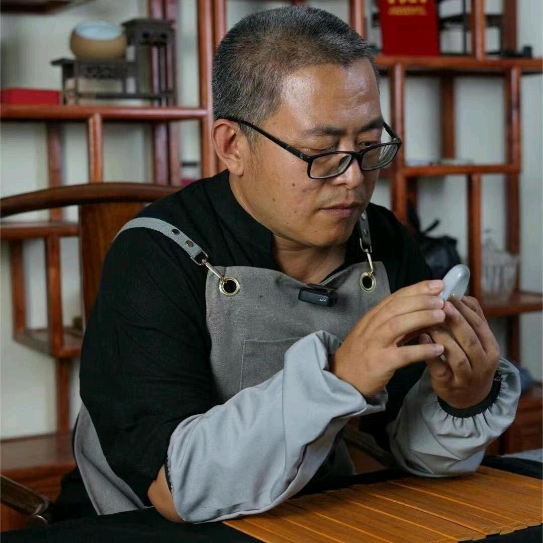 老师傅玉器修复～