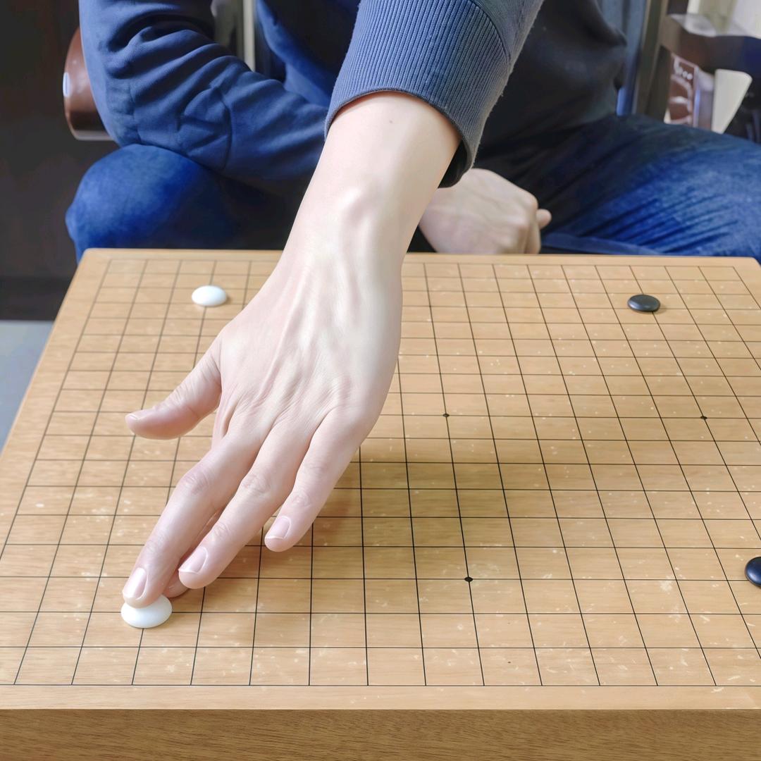 黑白对望围棋
