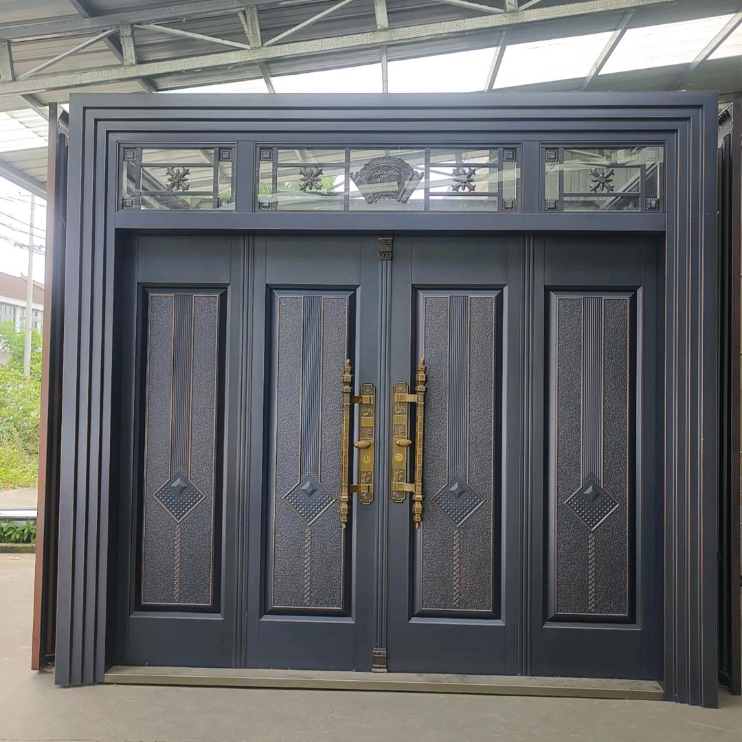 汉中雅瑞金钢纱窗纱门铝艺大门别墅大门批发