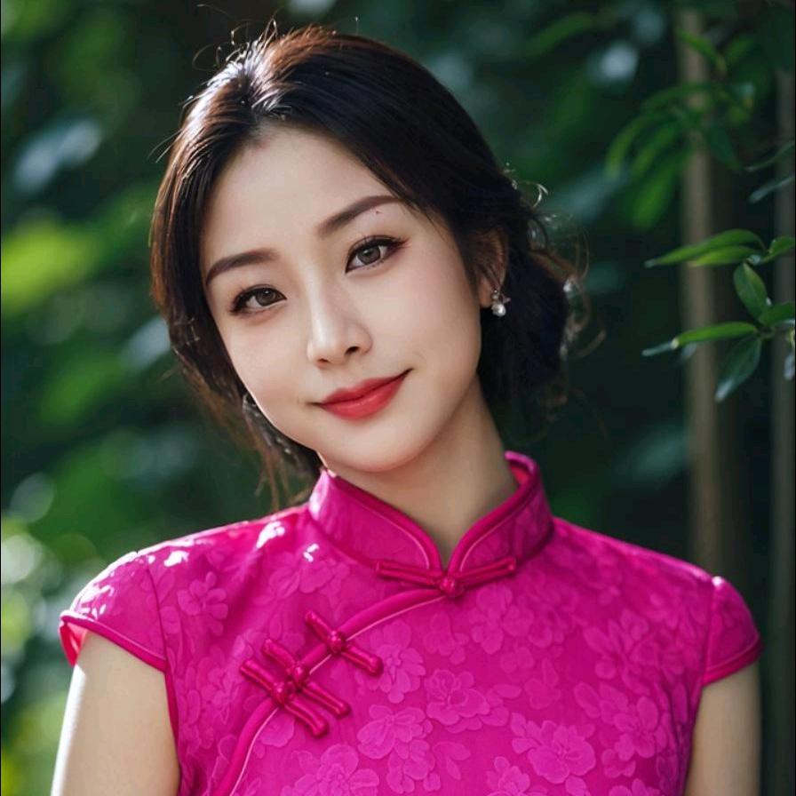 《彩红发艺》