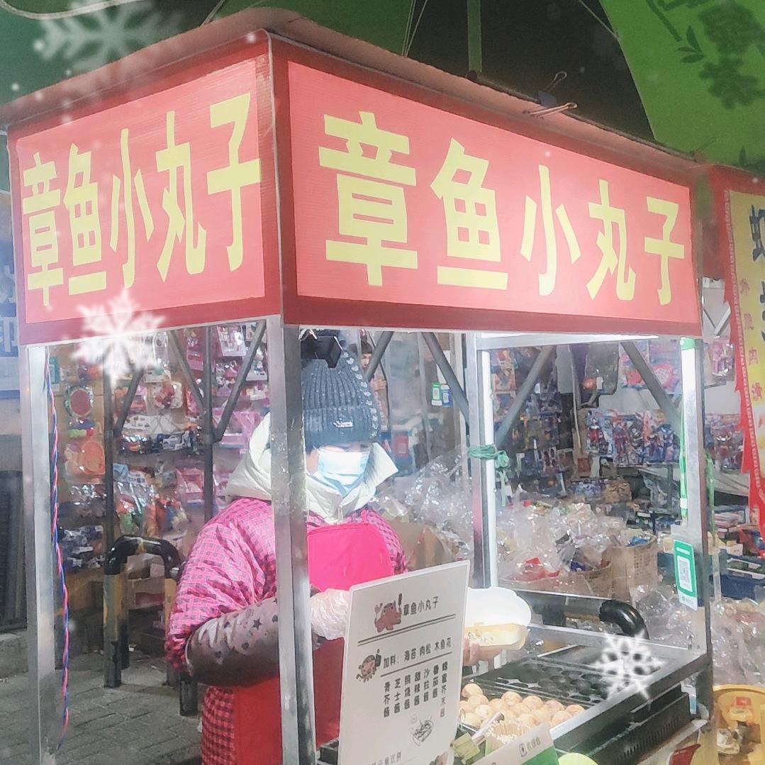 章鱼小丸子外国语高中小吃街