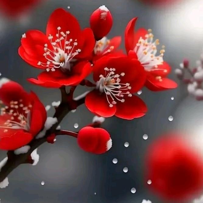 冬天的梅花