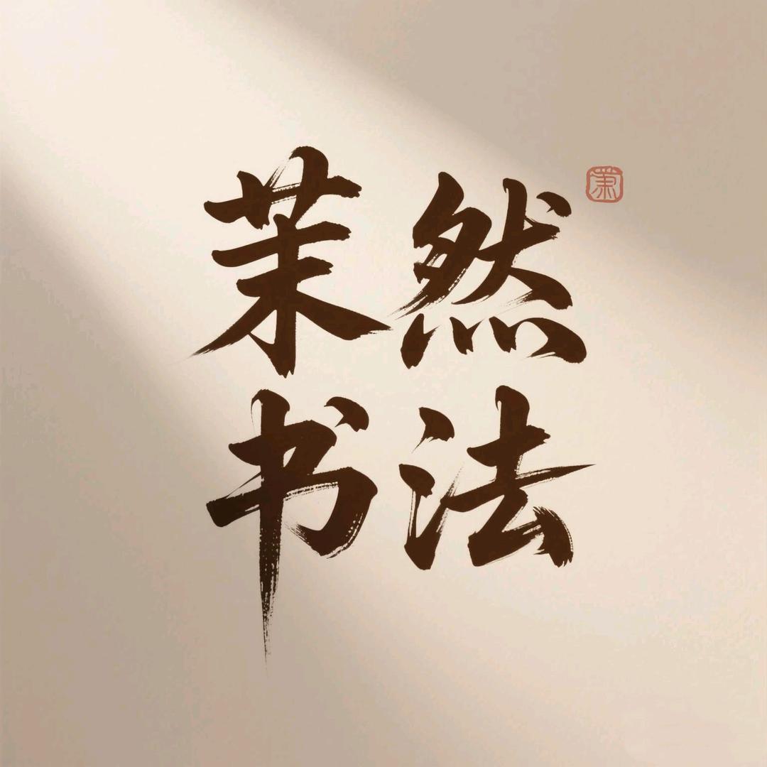 茉然书法