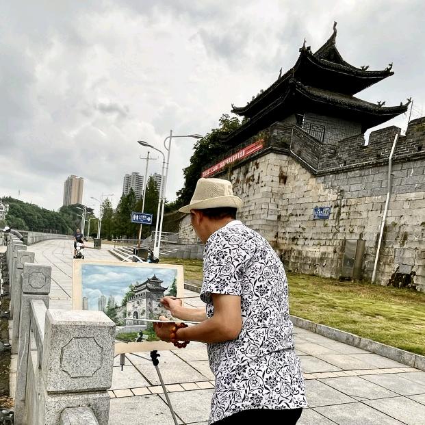 绘画书法教学装裱墙画