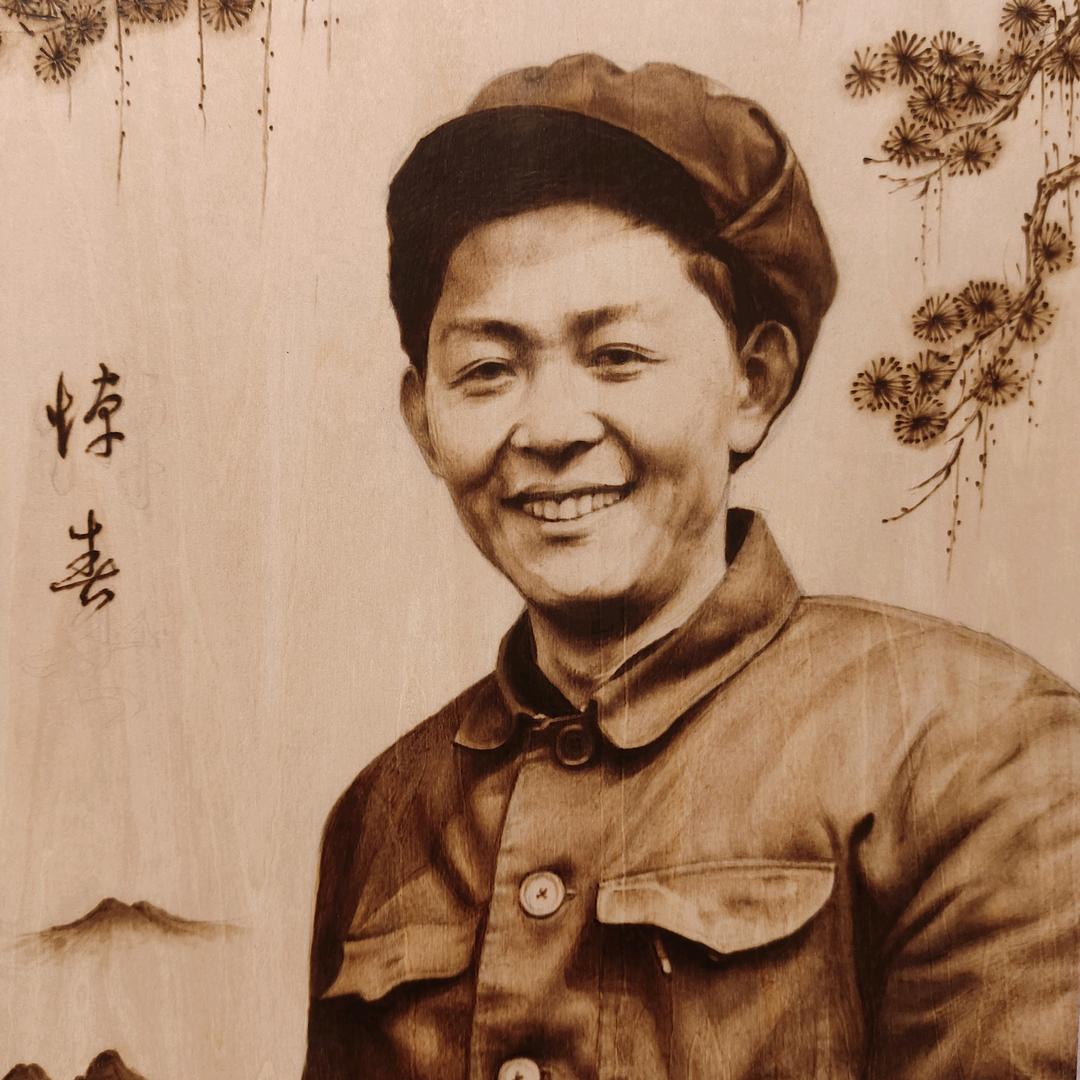 新泰非遗-泰山朱氏火烙(朱文宁烙画)