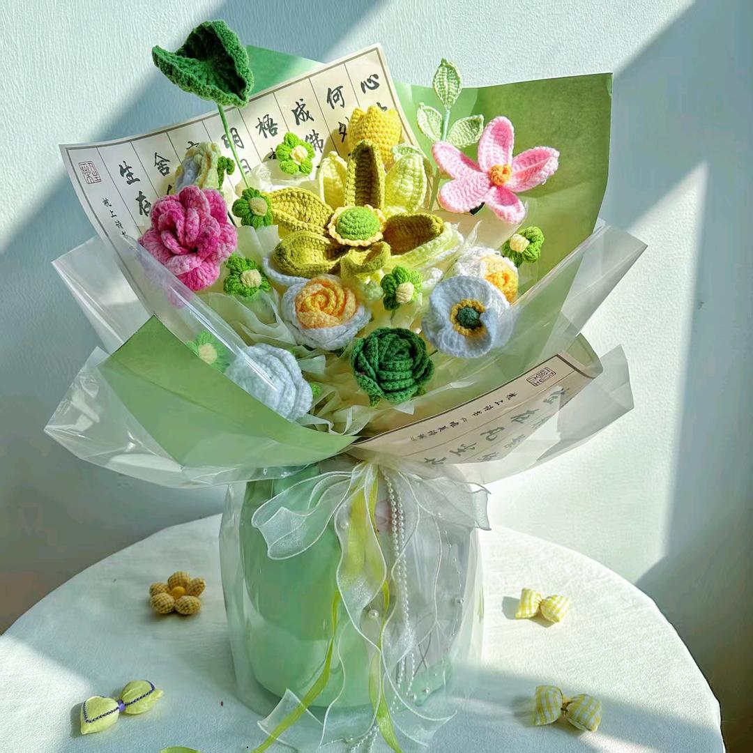 针织创意花束