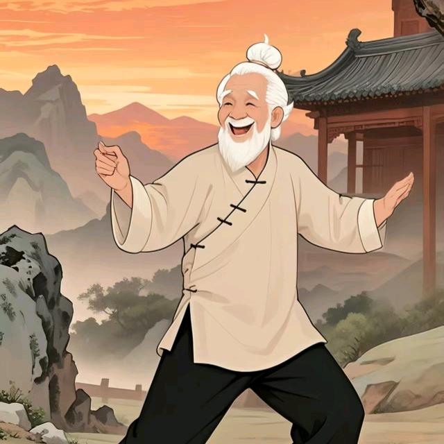 爱蹦哒的小老头