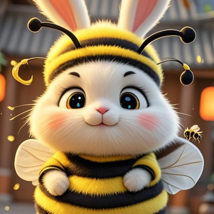 蜂小兔(๑><๑）