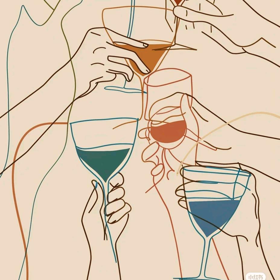 睡不醒，喝不够🙃