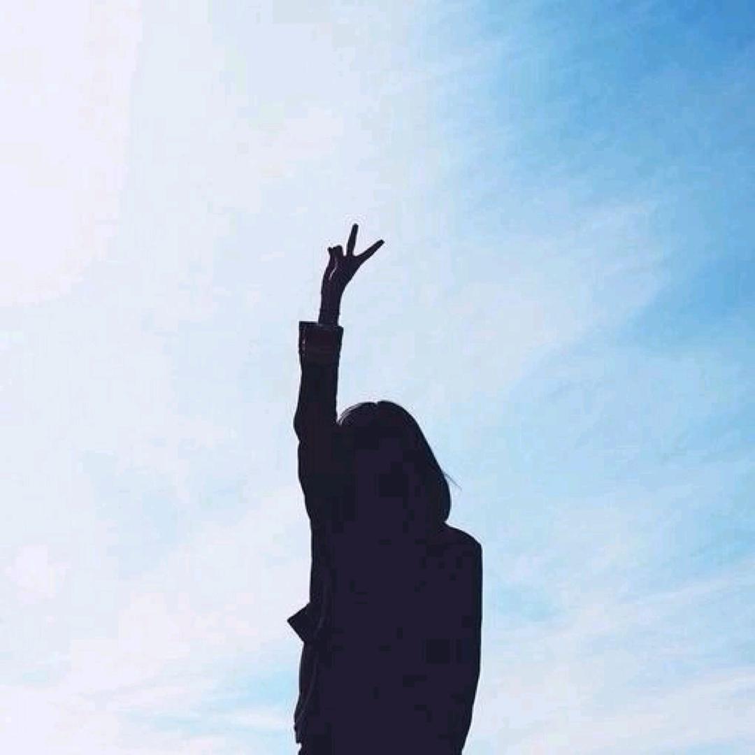 迎着太阳☀向着光