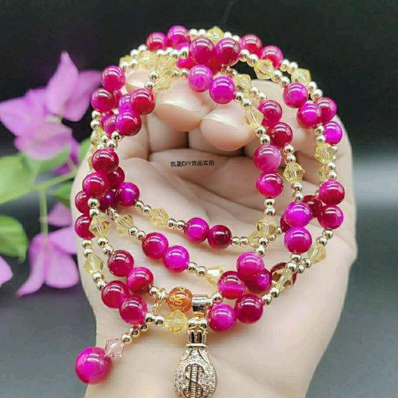 乐乐DiY串珠手链材料新手开播，福力多多