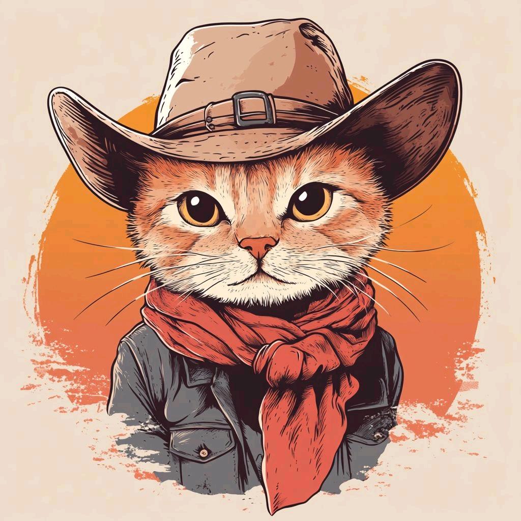 戴帽子的猫felix