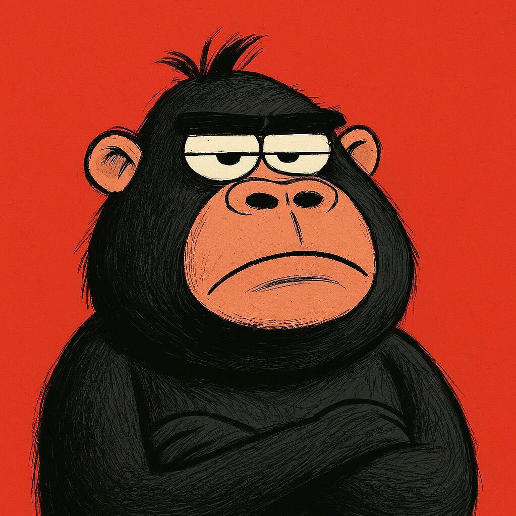 喜欢被打扰的黑猩猩