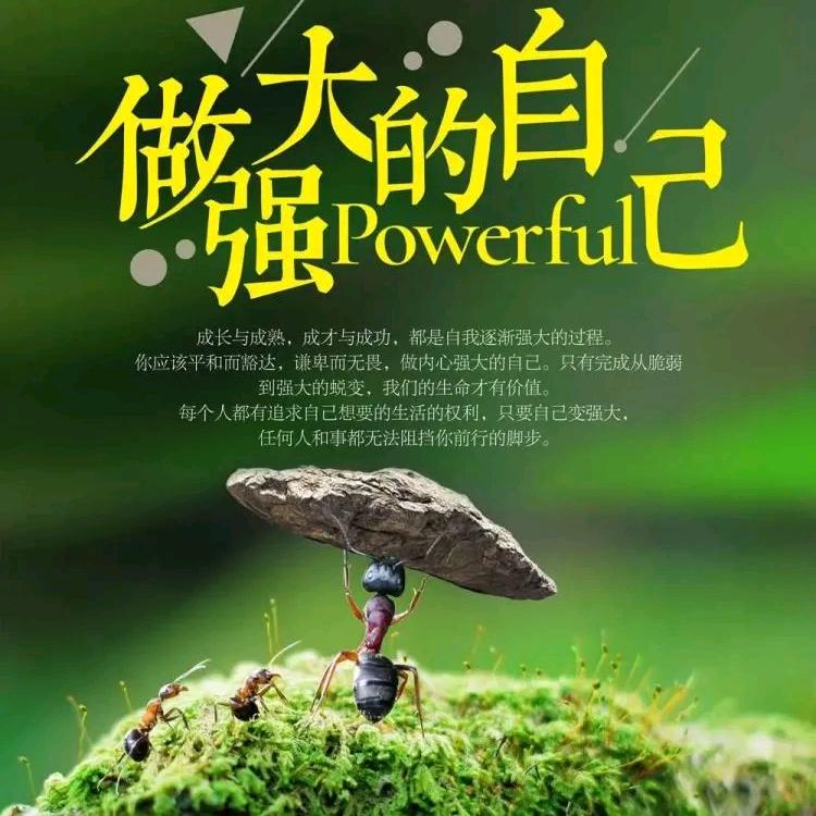 告诉自己要坚强