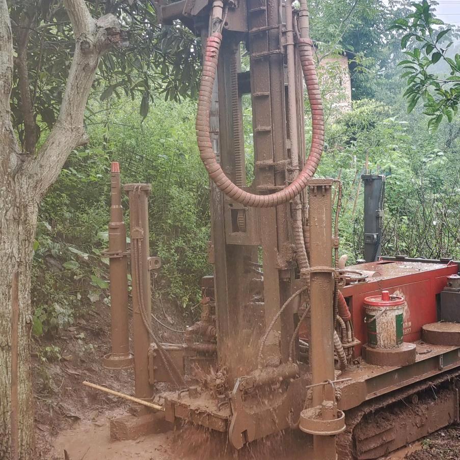 川渝小罗钻水井，气压洗水井