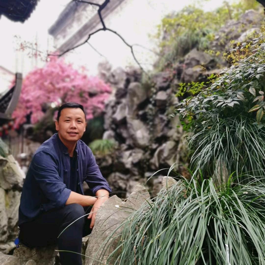 雷虎山水画