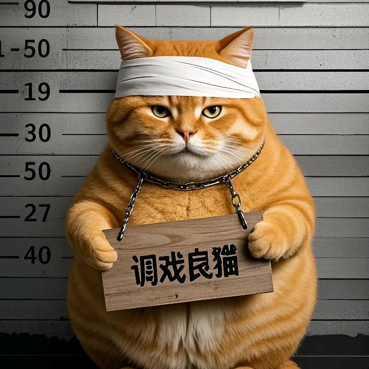 一只大脸猫