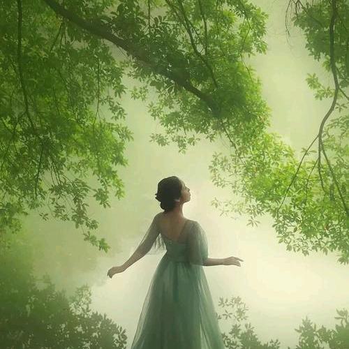 月光下的凤尾竹🍃