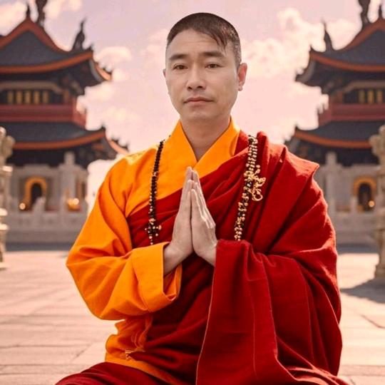 远离尘嚣，法号，满尚。