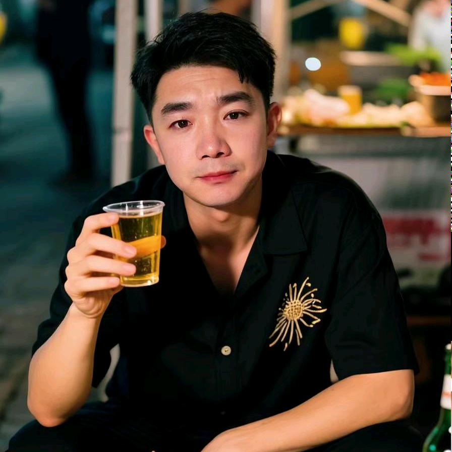 一个老头