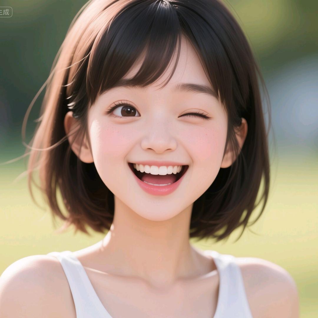 笑眼弯弯呀