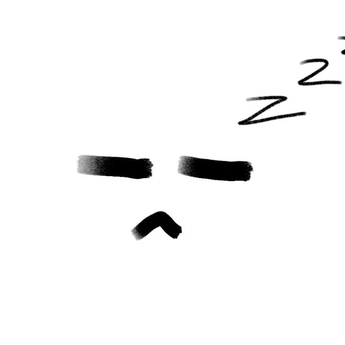 现实只想睡觉