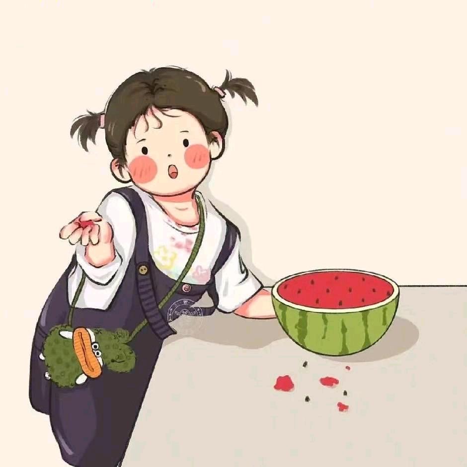 抱着西瓜🌝᭄吃夏天🦀🦀