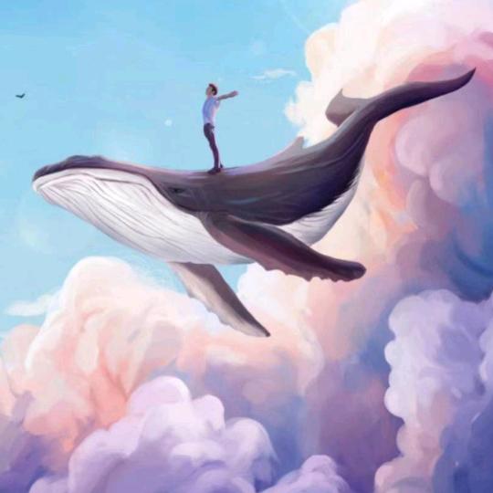 仰望星空的我
